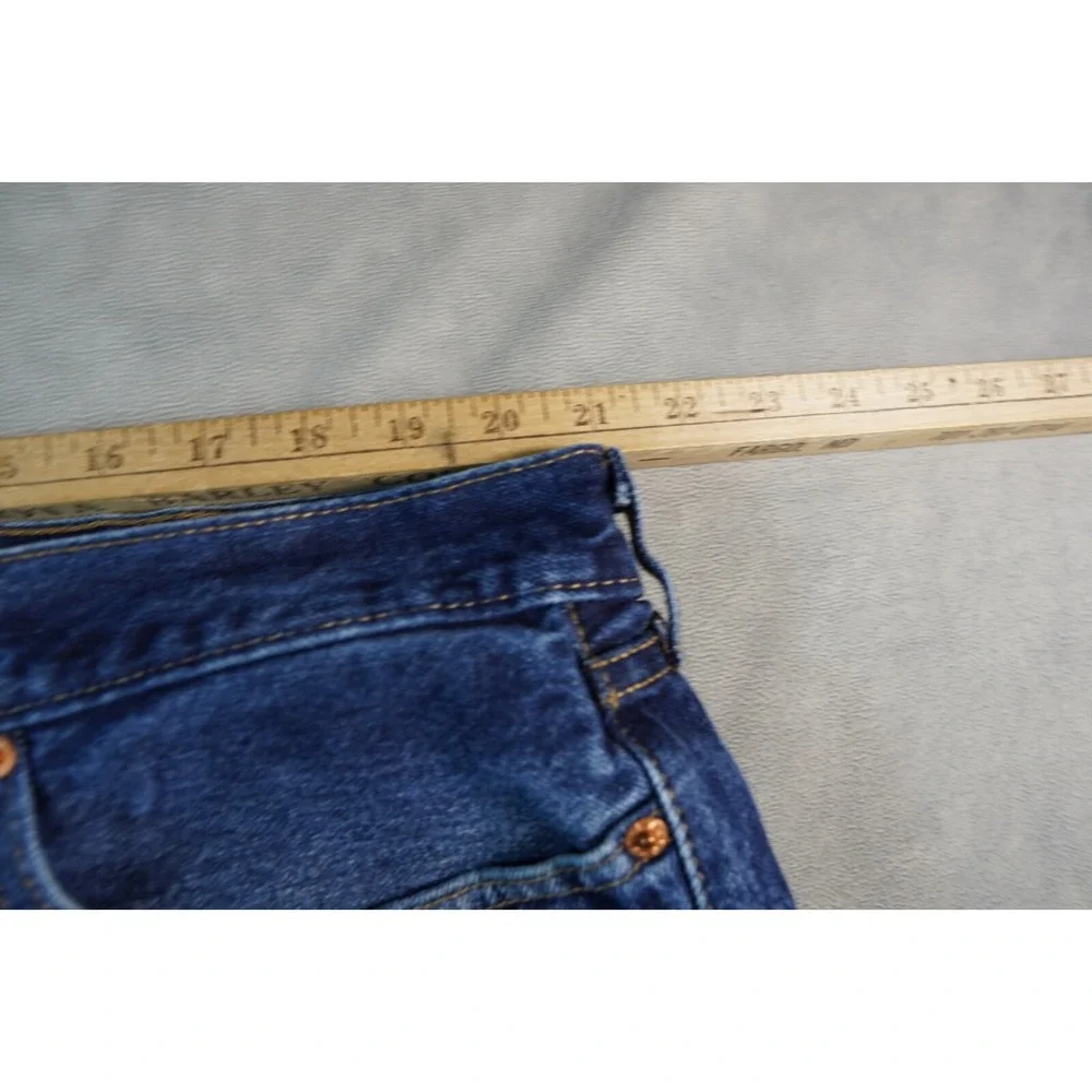 Levis 550 Relaxed Fit Straight Leg Jeans 42X30 Blue 5 Pocket Red Tab Denim Pants